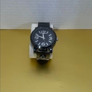 Black Stainless Steel Men's Watch